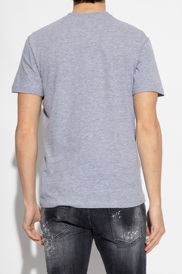 Grey Printed T - shirt moto Dsquared2